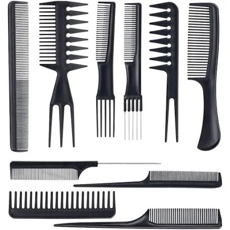 10 Set Salon Combs
